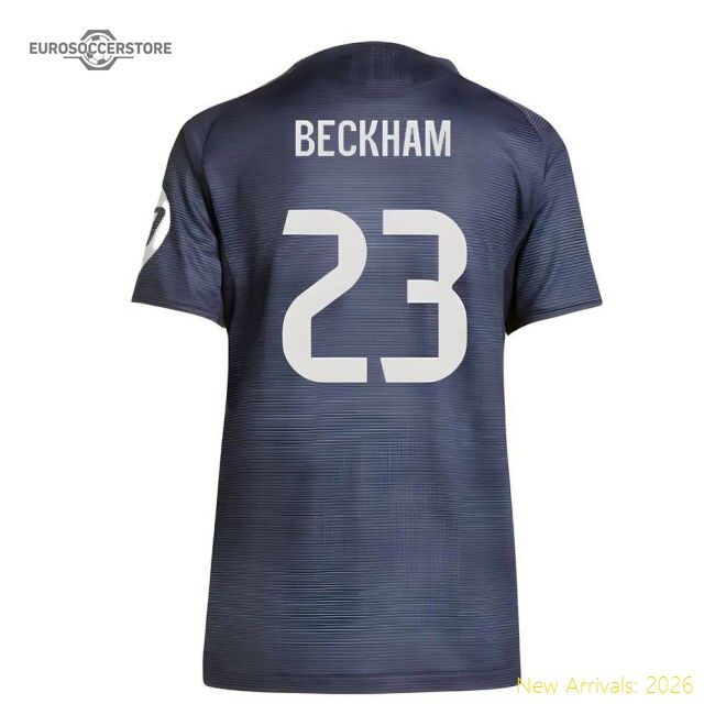 Luxury 2025-2026 Real Madrid Authentic Away Jersey (ladies) (beckha