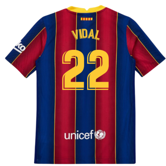 2020-2021 Barcelona Home Football Shirt - Kids (Kids) Antibacterial