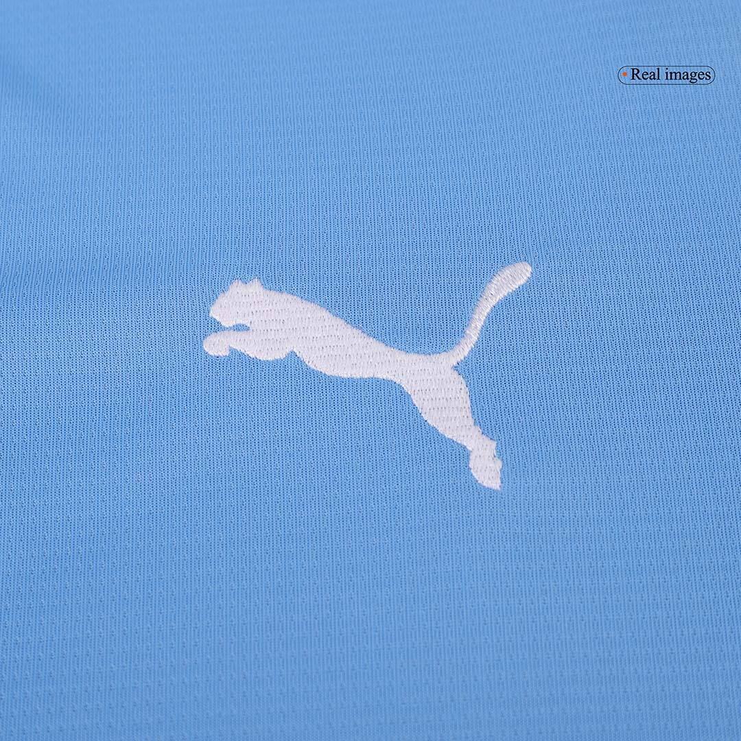 Manchester City Home Long Sleeve Soccer Jersey