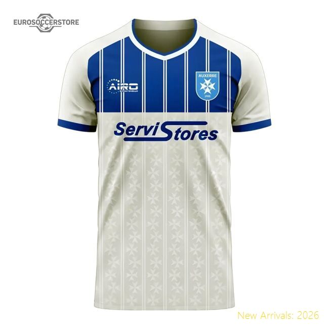 Performance Auxerre 2025-2026 Home Concept Football Kit (Airo)