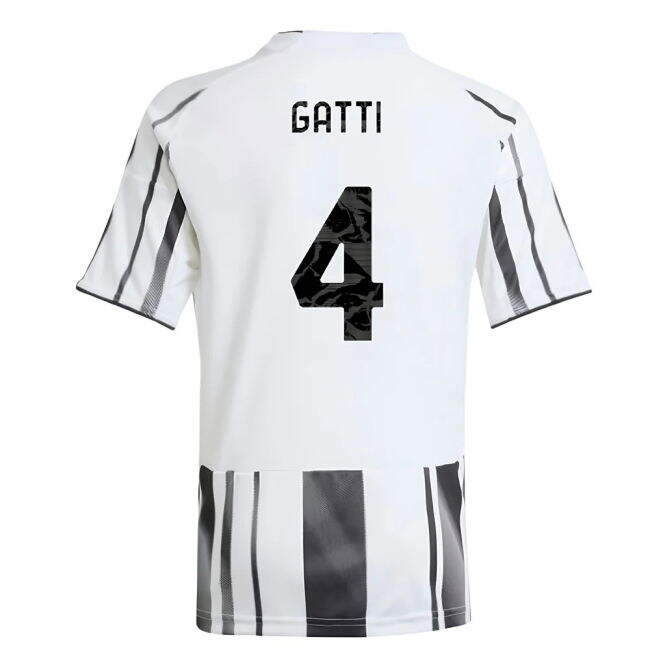 Ultra Comfort Dedicated Juve Gatti #4 Modern Style Jersey