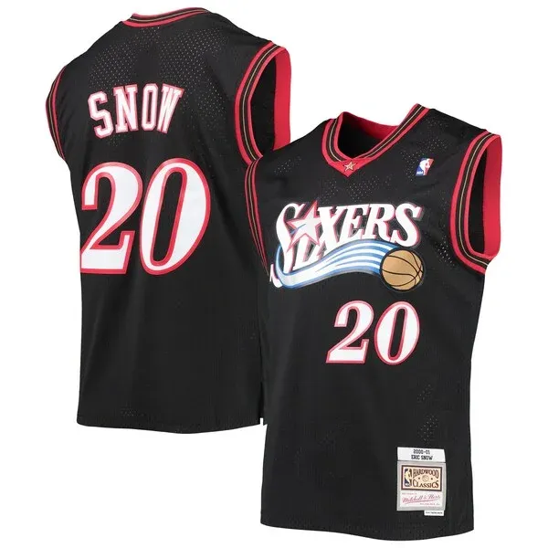 Eric Snow PHI Championship Swingman Jersey - Black - Licensed Product