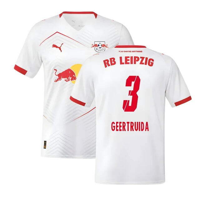 Leipzig Red Bull Leipzig Home Shirt Geertruida #3 Premium Quality ...