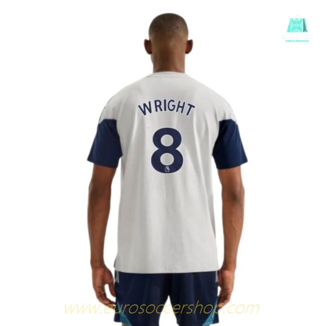 2025-2026 Arsenal Training Tee (Grey) (Wright 8)