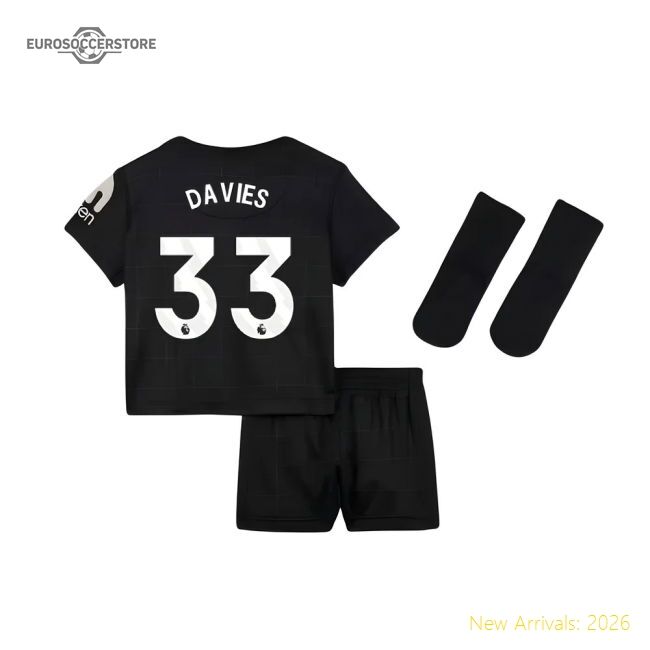 Outstanding 2025-2026 Tottenham Hotspur Away Baby Kit (davies 33)