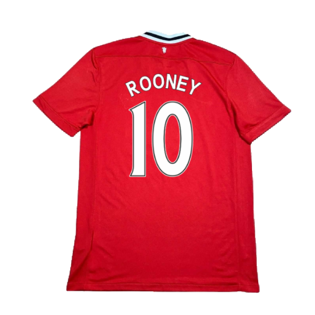 Manchester United 2011-12 Home Shirt ((Excellent) XL) (Rooney 10)