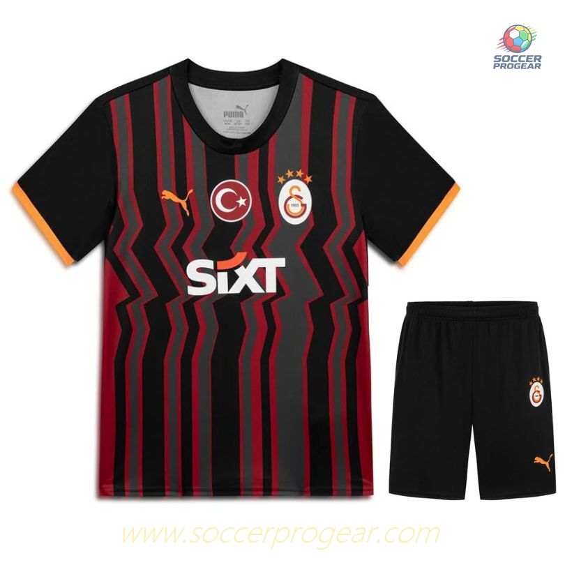 Galatasaray Third Childrenren's Jersey Set Football Jersey 2024/25 Collection