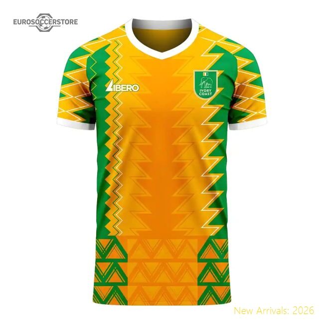 Elite Ivory Coast 2025-2026 Home Concept Football Kit (libero) (you