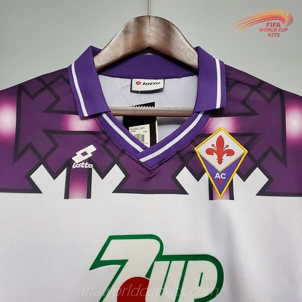 Fiorentina Visiting Football Strip 92 to 93