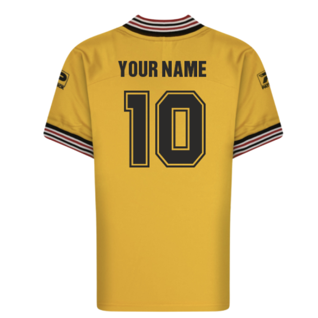 1986-1988 Sunderland Third Retro Shirt (Yellow) (Your Name)