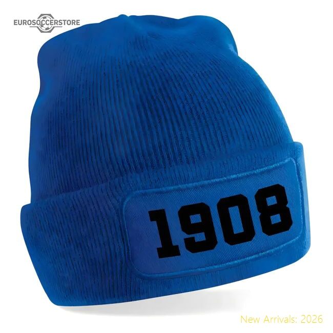 Luxury Milan 1908 Football Beanie Hat (blue) - Official Design