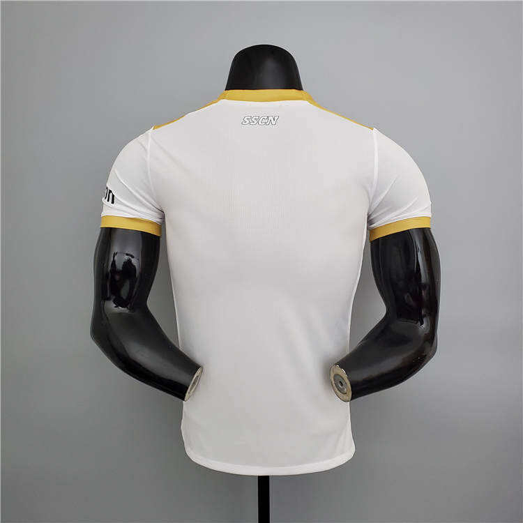 Comfort Fit Napoli 21-22 Third White Soccer Jersey Football Shirt