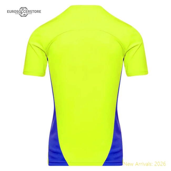 Official 2024-2025 Man City Training Shirt (yellow Glow) (marmoush 7