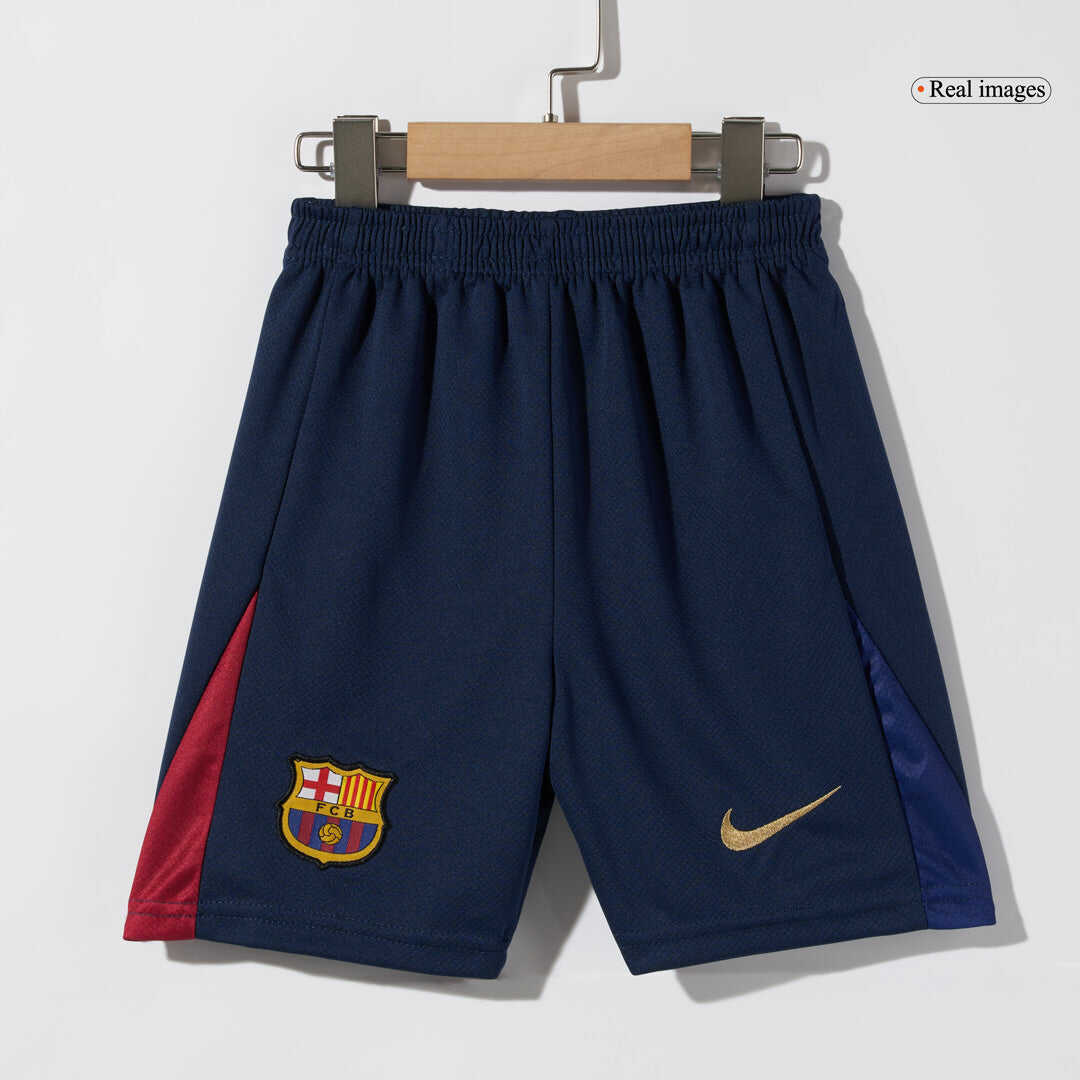 Kid's Barcelona Home Soccer Jersey Kit(Jersey+Shorts) 2024/25 - COLDPL