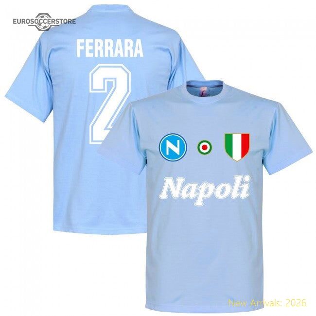 Supporter Match-Day Napoli Ferrara 2 Team T-Shirt - Sky