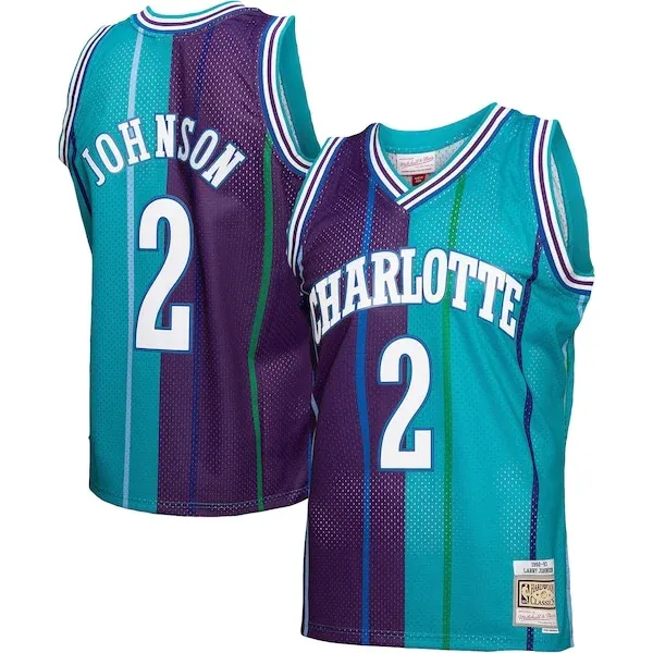 Performance Larry Johnson CHA Swingman Jersey - Value Deal