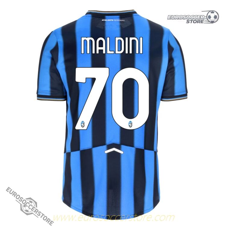 Atalanta's 25-26 Season Home Jersey, Featuring MALDINI 70