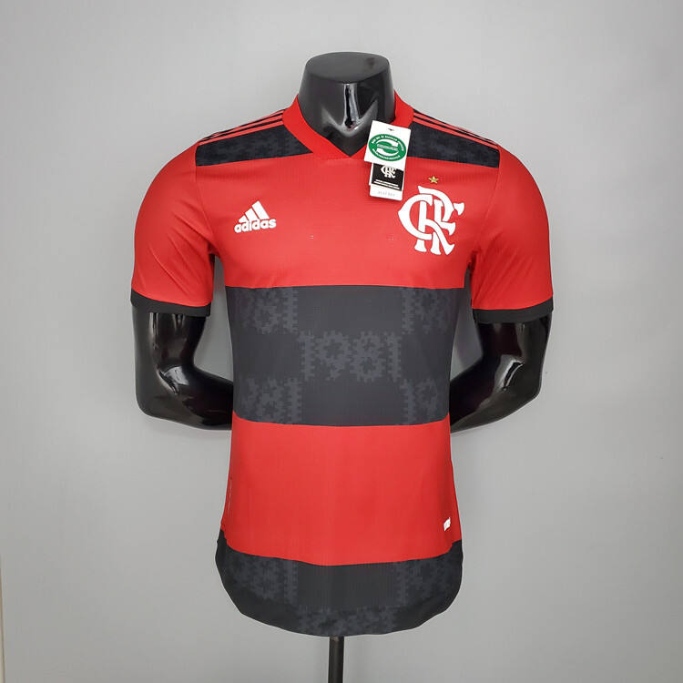 CR Flamengo Soccer Shirt Jersey 21-22 Home Football Shirt Player