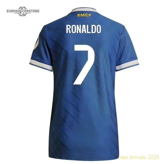 Authentic Third Real Madrid Ronaldo Jersey 2025-2026 Durable