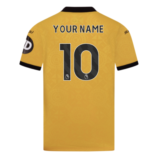 2025-2026 Wolves Home Shirt (Kids) (Your Name) (Collector's Item)