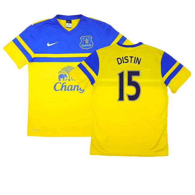 Everton 2013-14 Away Football Shirt - Everton 2013 L S