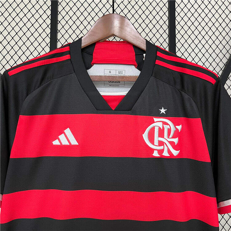 CR Flamengo Soccer Shirt Jersey 2425 Home Football Shirt - Official