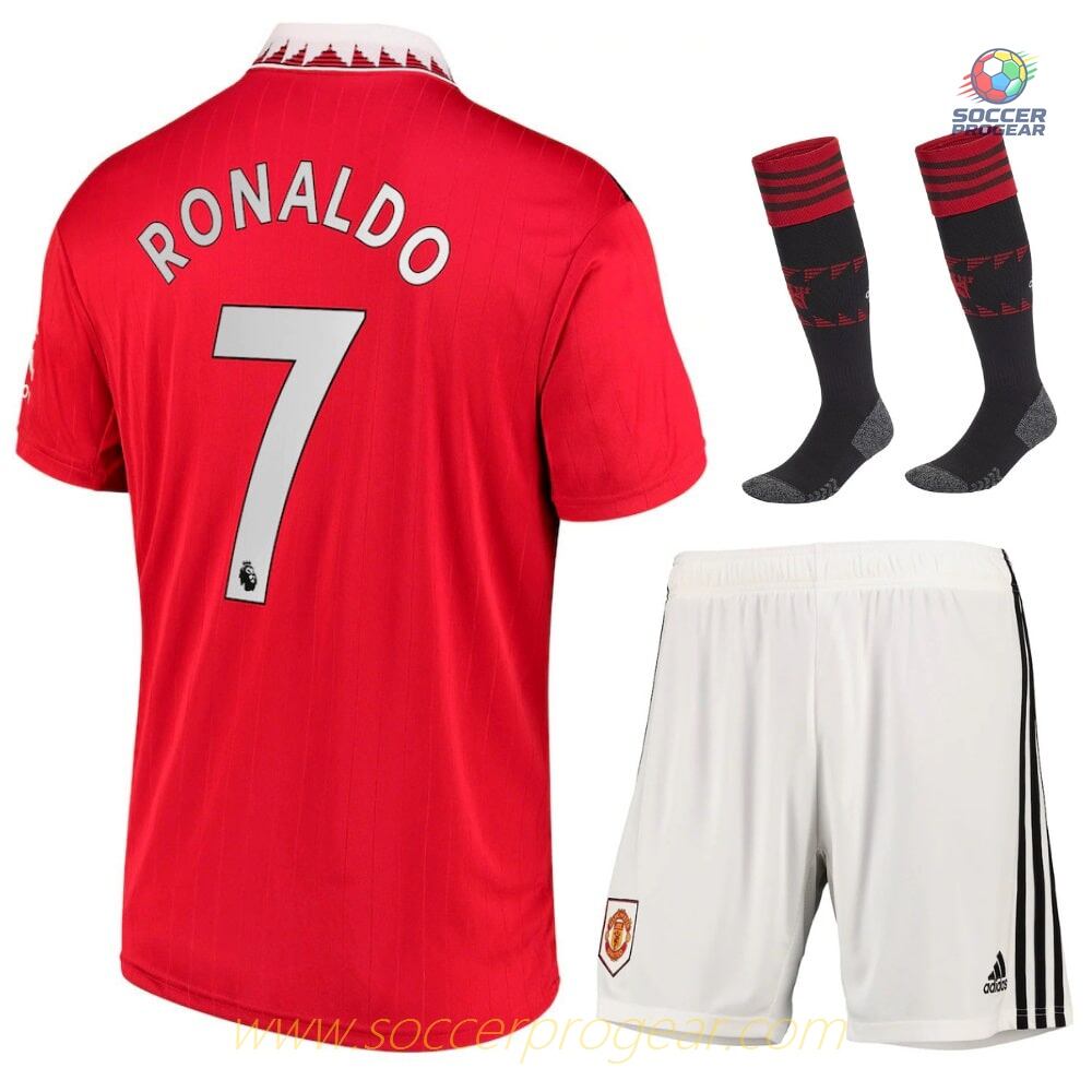 MANCHESTER UNITED HOME JERSEY 22 23 RONALDO