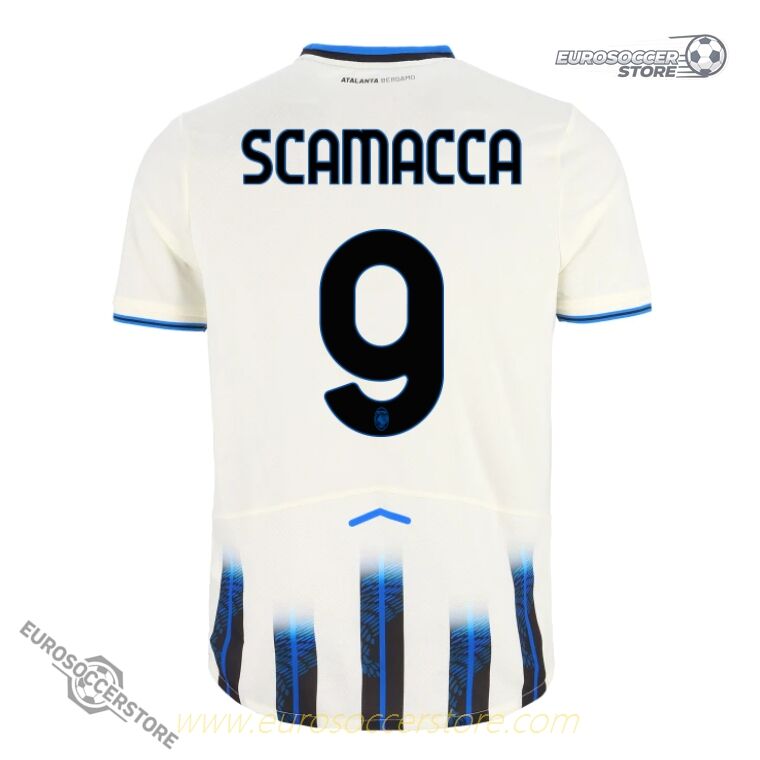 SCAMACCA 9 Away Jersey of Atalanta for the 25-26 Season
