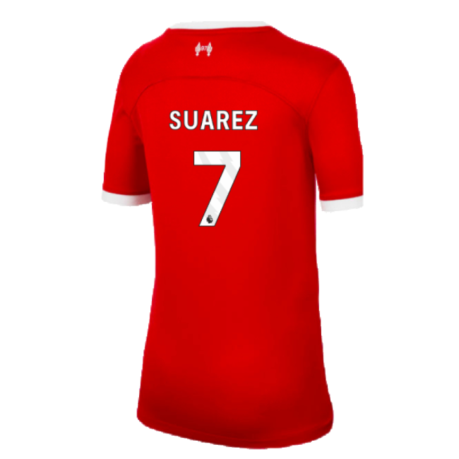 Economical Liverpool Suarez 7 2023-2024 Liverpool Home Shirt (Kids)...