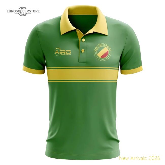 Congo Concept Stripe Polo Shirt (green) - Fan Collection