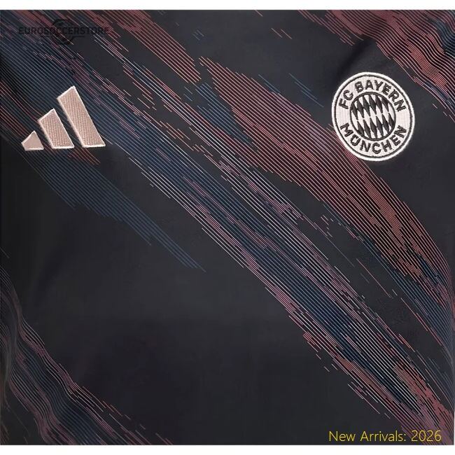 2025-2026 Bayern Munich Pre-match Shirt (black) - Kids - Concept Creation