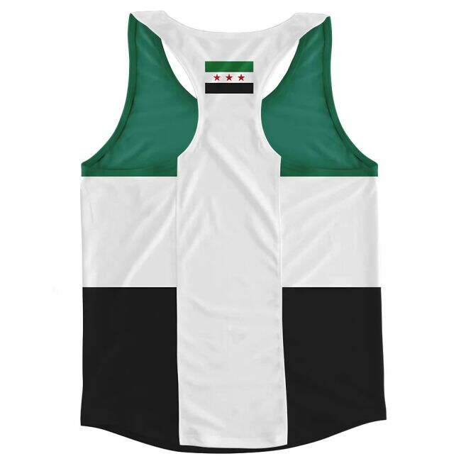 Limited-Edition Premium-Quality Syria Flag Running Vest