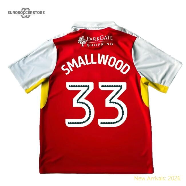 Rotherham 2016-17 Home Shirt ((good) Xl) (smallwood 33)