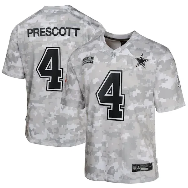 High-Quality DAL Cowboys Game Jersey - Camo | NFL Fan Apparel