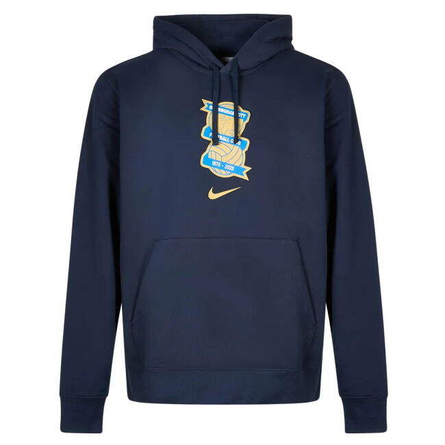 2025-2026 Birmingham City Fleece Hoodie (Obsidian)