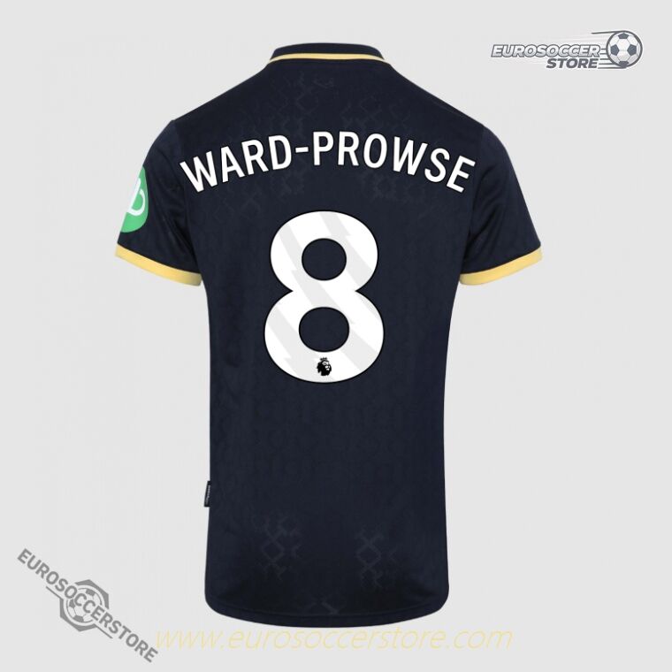 West Ham United 25-26 Third Jersey featuring WARD-PROWSE with the number 8