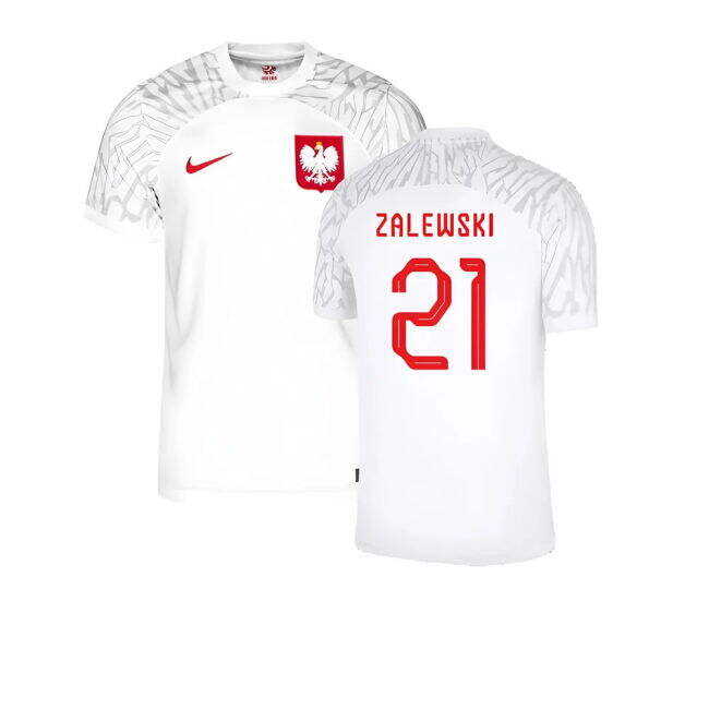 Low Value 2022-2023 Poland Home Shirt (Zalewski 21) Fashionable