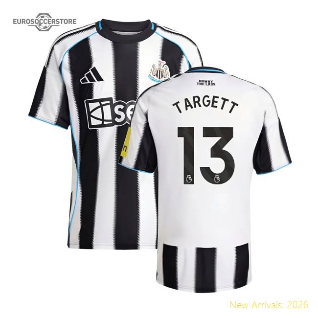 Premium 2025-2026 Newcastle Home Shirt (targett 13) - Premium Quality
