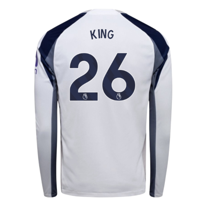 2025-2026 Tottenham Long Sleeve Home Top (King 26)