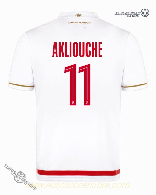 AS Monaco Home Jersey 25-26 for AKLIOUCHE, Number 11