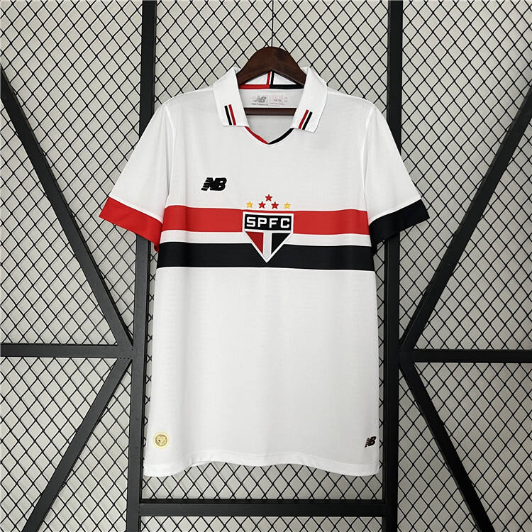 SAO PAULO 2425 HOME SOCCER JERSEY SHIRT - Official Replica 25466