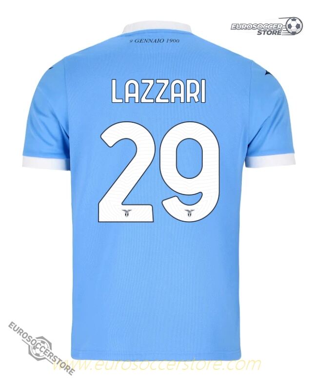 25-26 Season Lazio Home Football Jersey for LAZZARI #29
