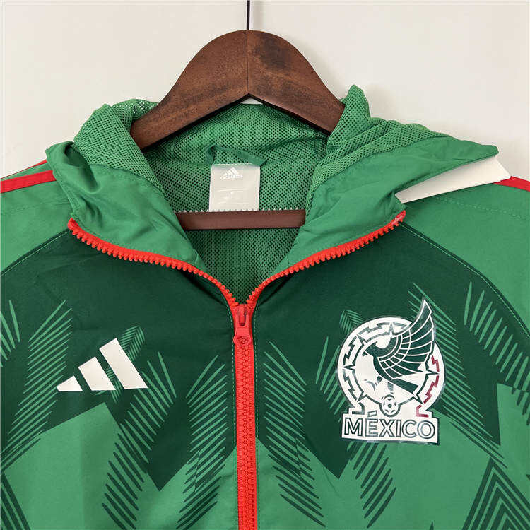 2023 MEXICO GREEN WINDBREAKER JACKET - Official Replica 6317