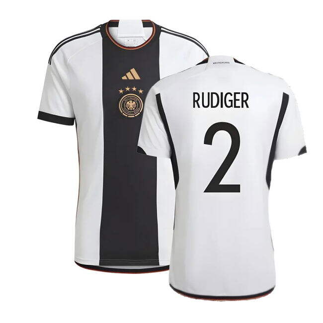 Official 2022-2023 Germany Euro 2024 Home Uniform (RUDIGER 2)