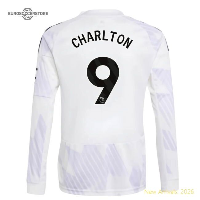Authentic 2025-2026 Man Utd Long Sleeve Away Shirt (kids) (charlton