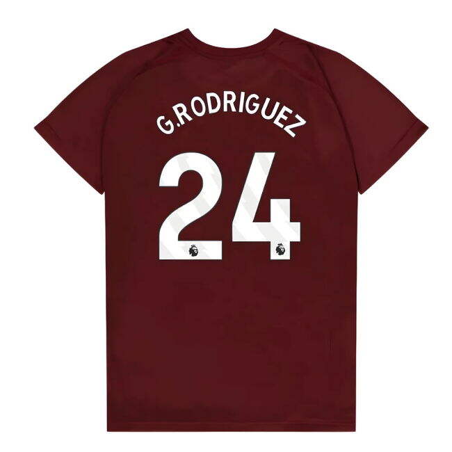 Kids Rodriguez 24 2025-2026 West Ham Football Club Home Jersey