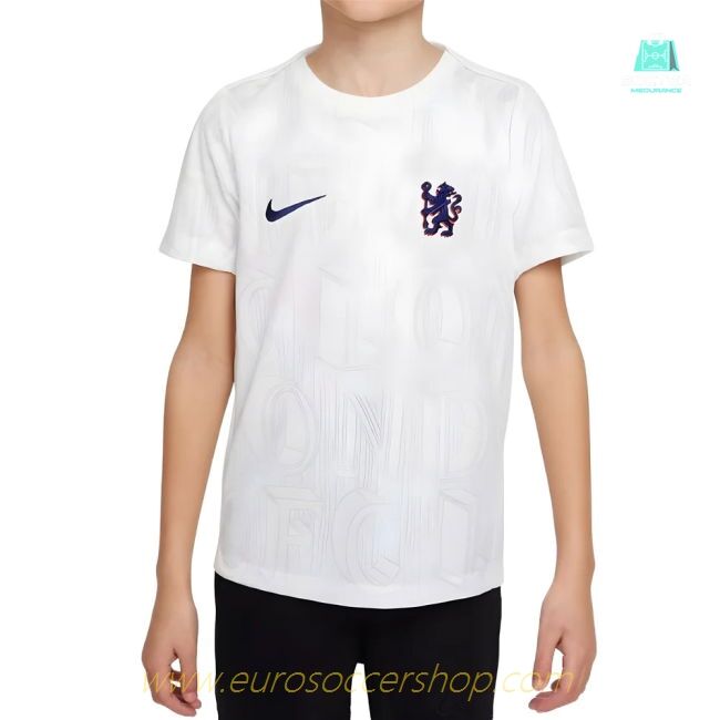 2025-2026 Chelsea Pre-Match Shirt (White) - Kids (Carter 7)