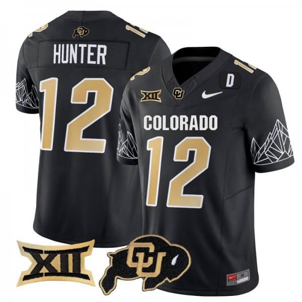 Men Ncaa Team #12 Travis Hunter Official Football Jersey