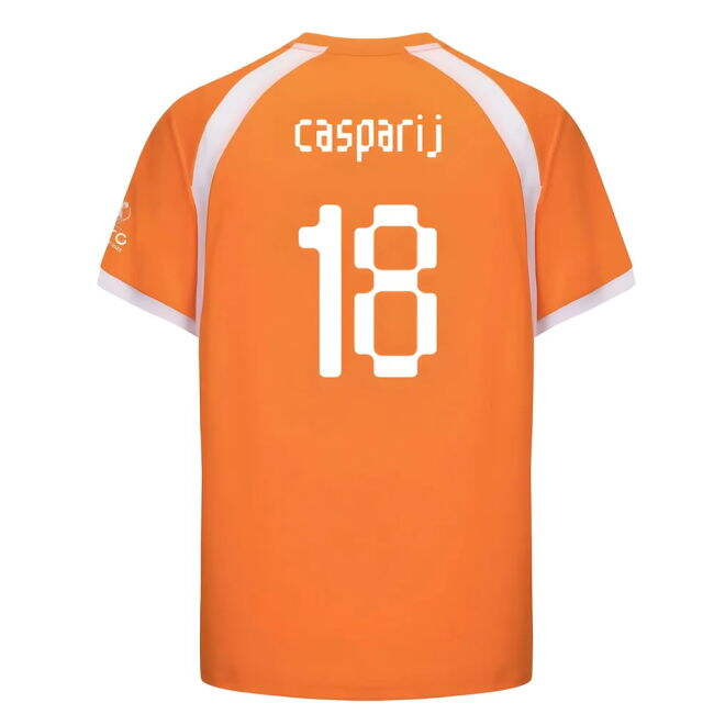 2025 Netherlands WEC Poly T-shirt (Orange) - Mens (Casparij 18)