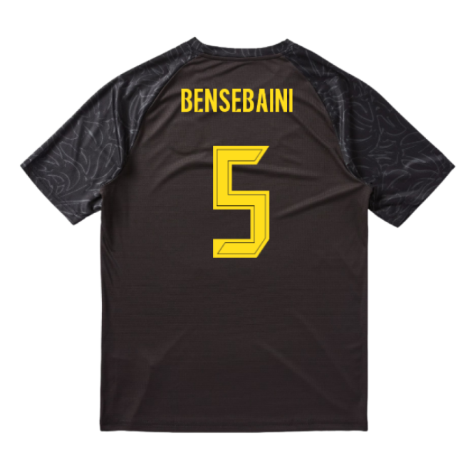 2025-2026 Borussia Dortmund Warm Up Jersey (Black) (Bensebaini 5)